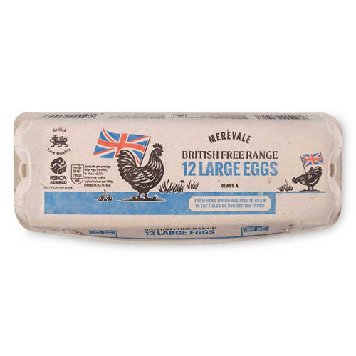 egg UK盤 British Large Free Range Eggs 12 Pack | ALDI UK
